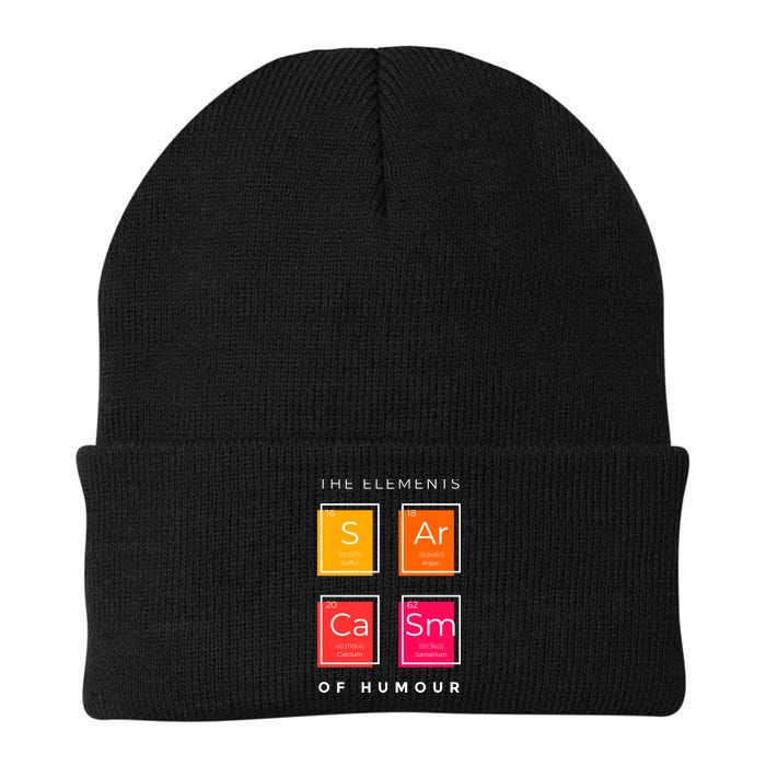 Sarcasm The Elements Of Humour Funny Beanie
