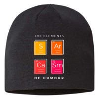 Sarcasm The Elements Of Humour Funny Sustainable Beanie