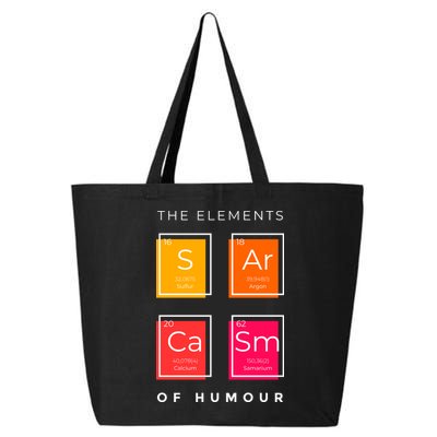 Sarcasm The Elements Of Humour Funny 25L Jumbo Tote