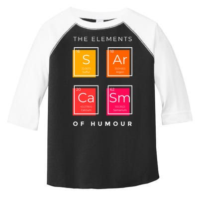 Sarcasm The Elements Of Humour Funny Toddler Fine Jersey T-Shirt