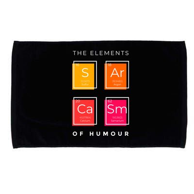 Sarcasm The Elements Of Humour Funny Microfiber Hand Towel