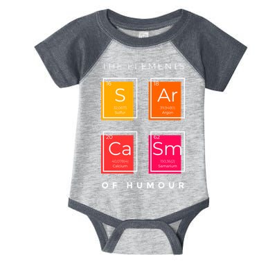 Sarcasm The Elements Of Humour Funny Infant Baby Jersey Bodysuit