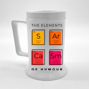 Sarcasm The Elements Of Humour Funny Beer Stein