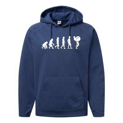 Strong Training Evolution Powerlifting Stones Great Gift Performance Fleece Hoodie