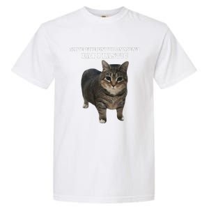 Save The Environment Eat Plastic Cat Meme Garment-Dyed Heavyweight T-Shirt