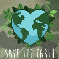 Save The Earth Planet Heart Earth Day Legacy Tie Dye Trucker Hat