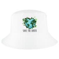 Save The Earth Planet Heart Earth Day Cool Comfort Performance Bucket Hat