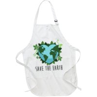 Save The Earth Planet Heart Earth Day Apron