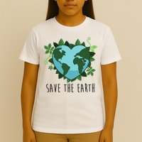 Save The Earth Planet Heart Earth Day T-Shirt