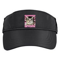Save The Environment Eat Plastic Cat Cute Silly Kitty Meme Adult Drive Performance Visor