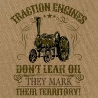 Steam Traction Engine Retirement Idea Steam Engine Cotton Canvas Backpack