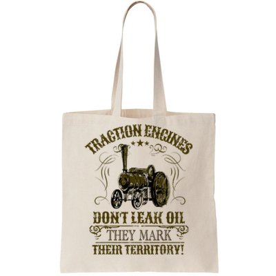 Steam Traction Engine Retirement Idea Steam Engine Tote Bag