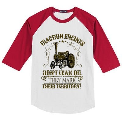 Steam Traction Engine Retirement Idea Steam Engine Kids Colorblock Raglan Jersey