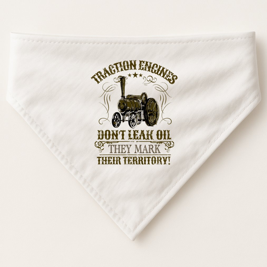 Steam Traction Engine Retirement Idea Steam Engine USA-Made Doggie Bandana