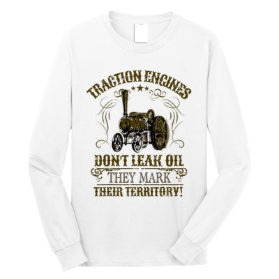 Steam Traction Engine Retirement Idea Steam Engine Long Sleeve Shirt