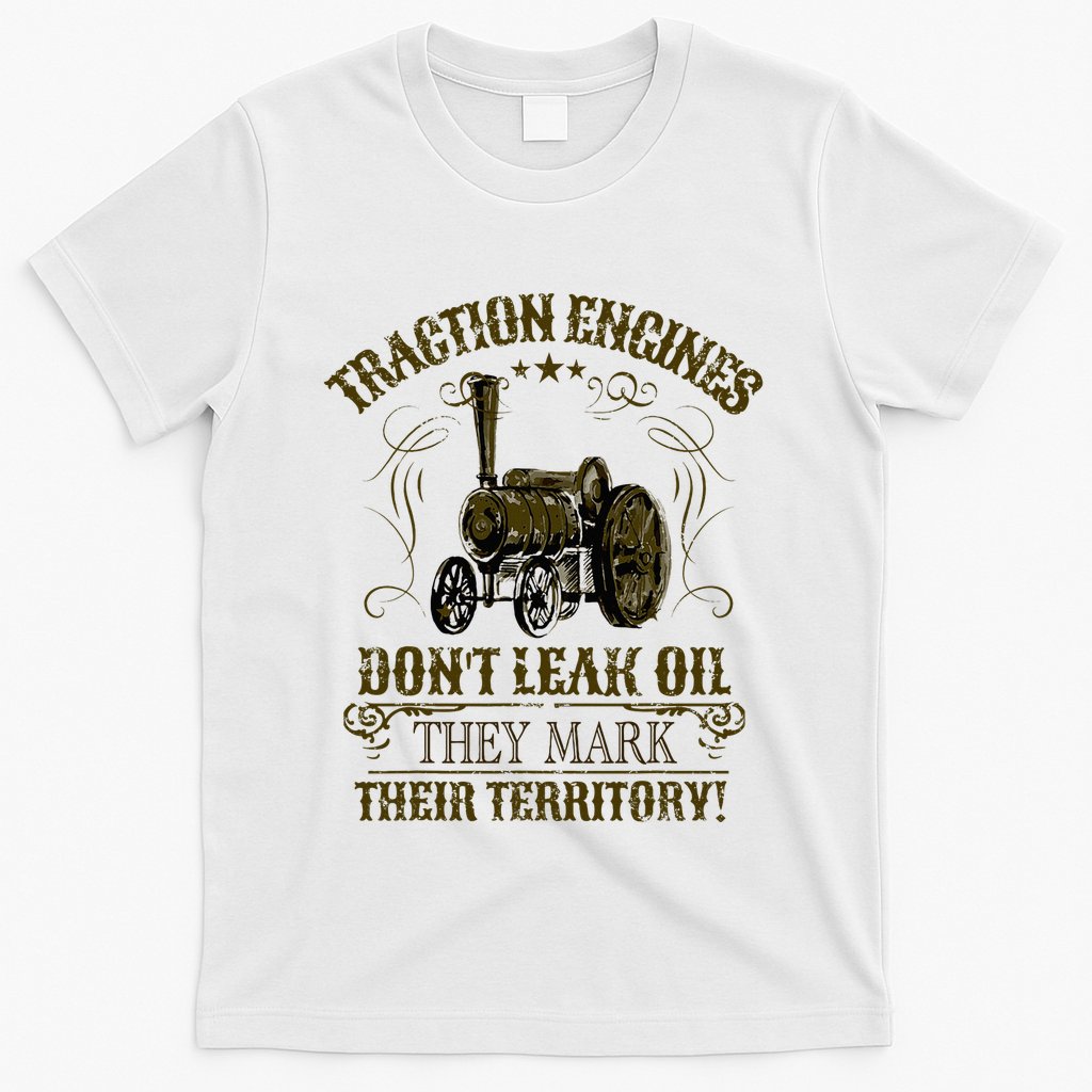 Steam Traction Engine Retirement Idea Steam Engine T-Shirt