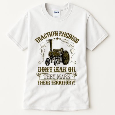 Steam Traction Engine Retirement Idea Steam Engine Tall T-Shirt