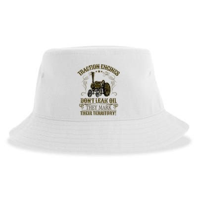 Steam Traction Engine Retirement Idea Steam Engine Sustainable Bucket Hat