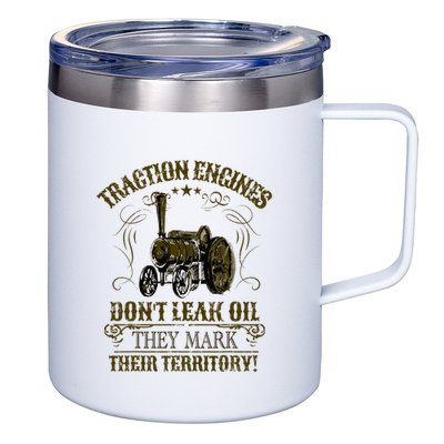 Steam Traction Engine Retirement Idea Steam Engine 12oz Stainless Steel Coffee Mug