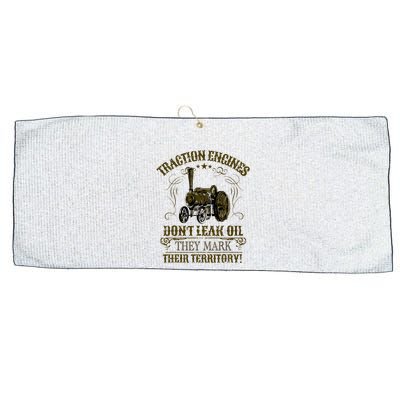 Steam Traction Engine Retirement Idea Steam Engine Large Microfiber Waffle Golf Towel