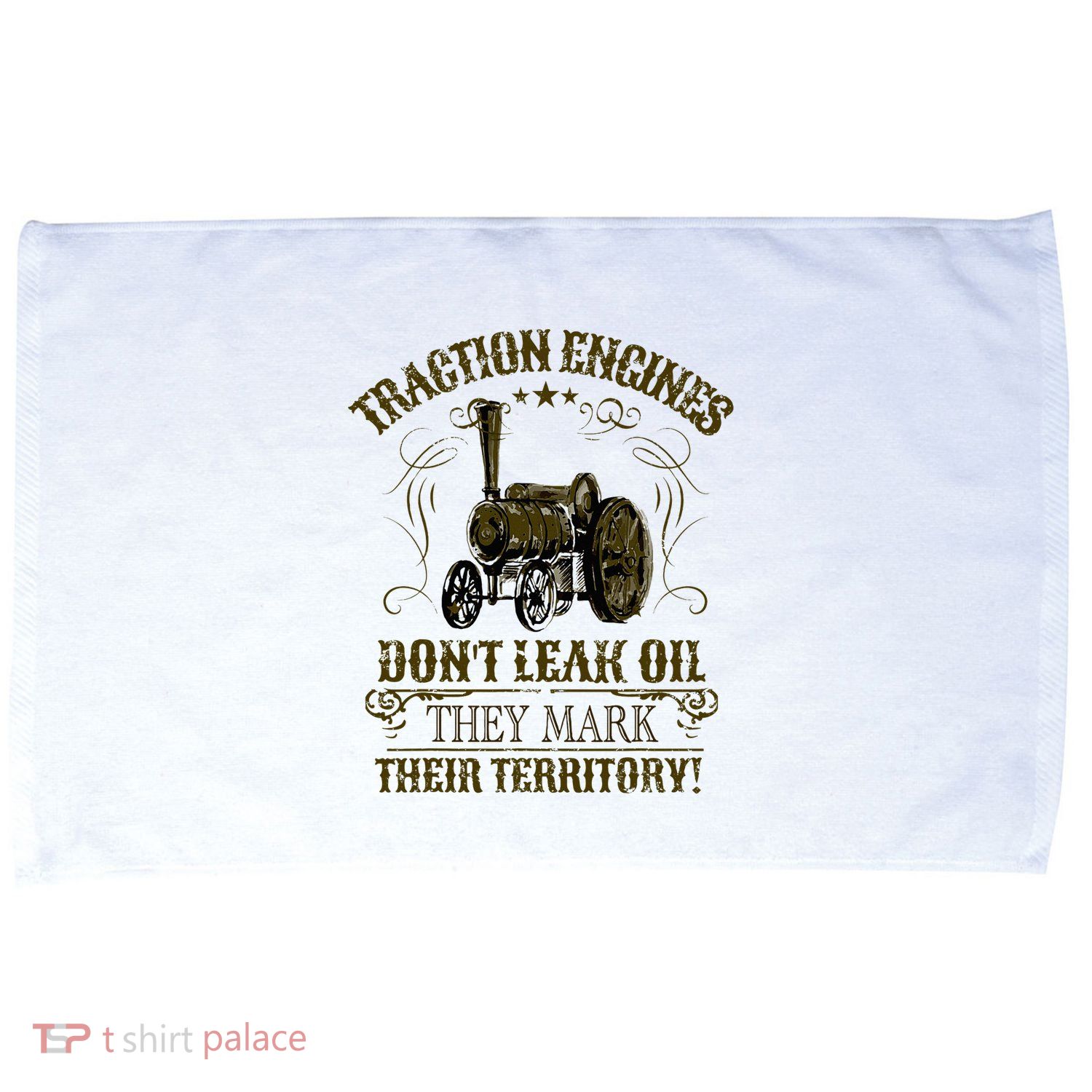Steam Traction Engine Retirement Idea Steam Engine Microfiber Hand Towel