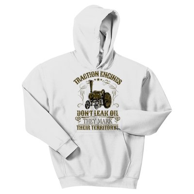 Steam Traction Engine Retirement Idea Steam Engine Kids Hoodie