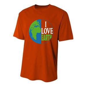 Save The Earth Day Everyday I Love Mother Earth Planet Earth Gift Youth Performance Sprint T-Shirt