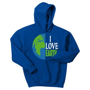 Save The Earth Day Everyday I Love Mother Earth Planet Earth Gift Kids Hoodie