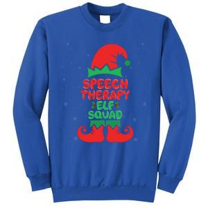 Speech Therapy Elf Squad Slp Speech Therapist Christmas Great Gift Sweatshirt