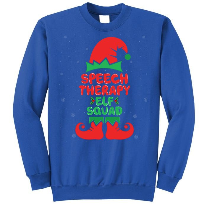 Speech Therapy Elf Squad Slp Speech Therapist Christmas Great Gift Sweatshirt