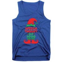 Speech Therapy Elf Squad Slp Speech Therapist Christmas Great Gift Tank Top