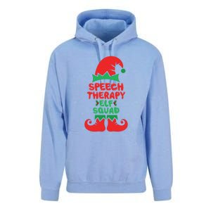 Speech Therapy Elf Squad Slp Speech Therapist Christmas Great Gift Unisex Surf Hoodie