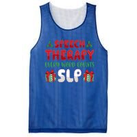 Speech Therapy Every Word Slp Speech Therapists Christmas Cute Gift Mesh Reversible Basketball Jersey Tank