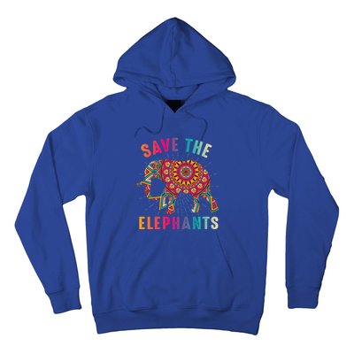 Save The Elephants Earth Day Climate Change Cool Gift Hoodie