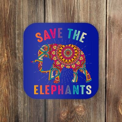 Save The Elephants Earth Day Climate Change Cool Gift Coaster