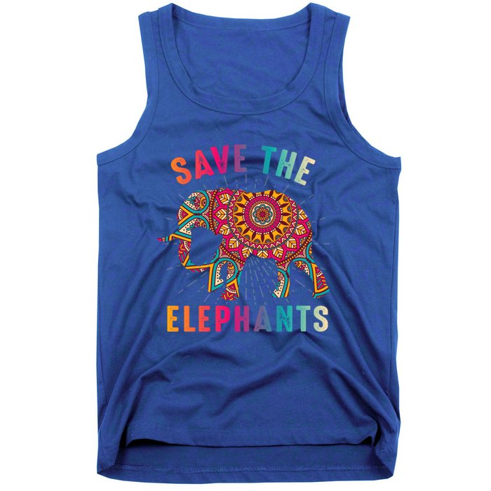 Save The Elephants Earth Day Climate Change Cool Gift Tank Top