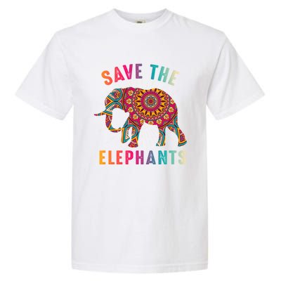 Save The Elephants Earth Day Climate Change Cool Gift Garment-Dyed Heavyweight T-Shirt