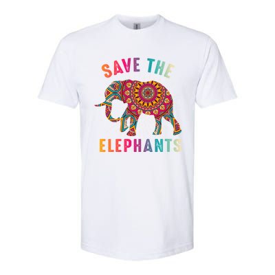 Save The Elephants Earth Day Climate Change Cool Gift Softstyle CVC T-Shirt