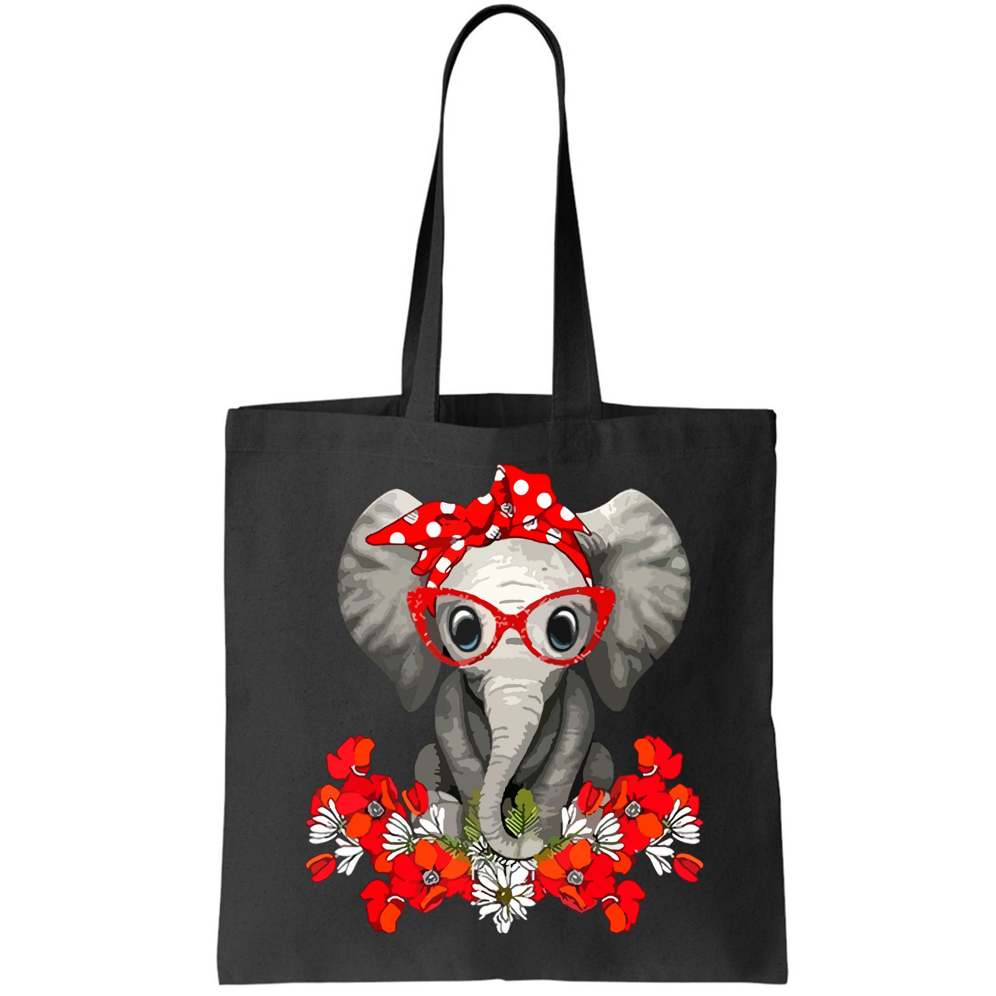 Save The Elephants Elephant Mom Red Bow Bag