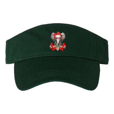 Save The Elephants Elephant Mom Red Bow Visor