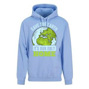 Save The Earth Its Our Only Home Environtal Gift Unisex Surf Hoodie