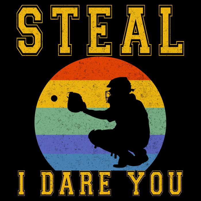 Steal I Dare You Vintage Funny Baseball Mug