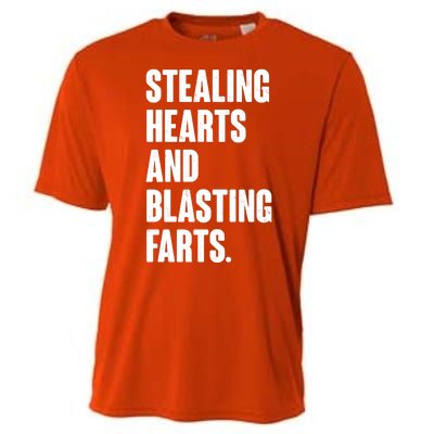 Stealing Hearts And Blasting Farts Cooling Performance Crew T-Shirt