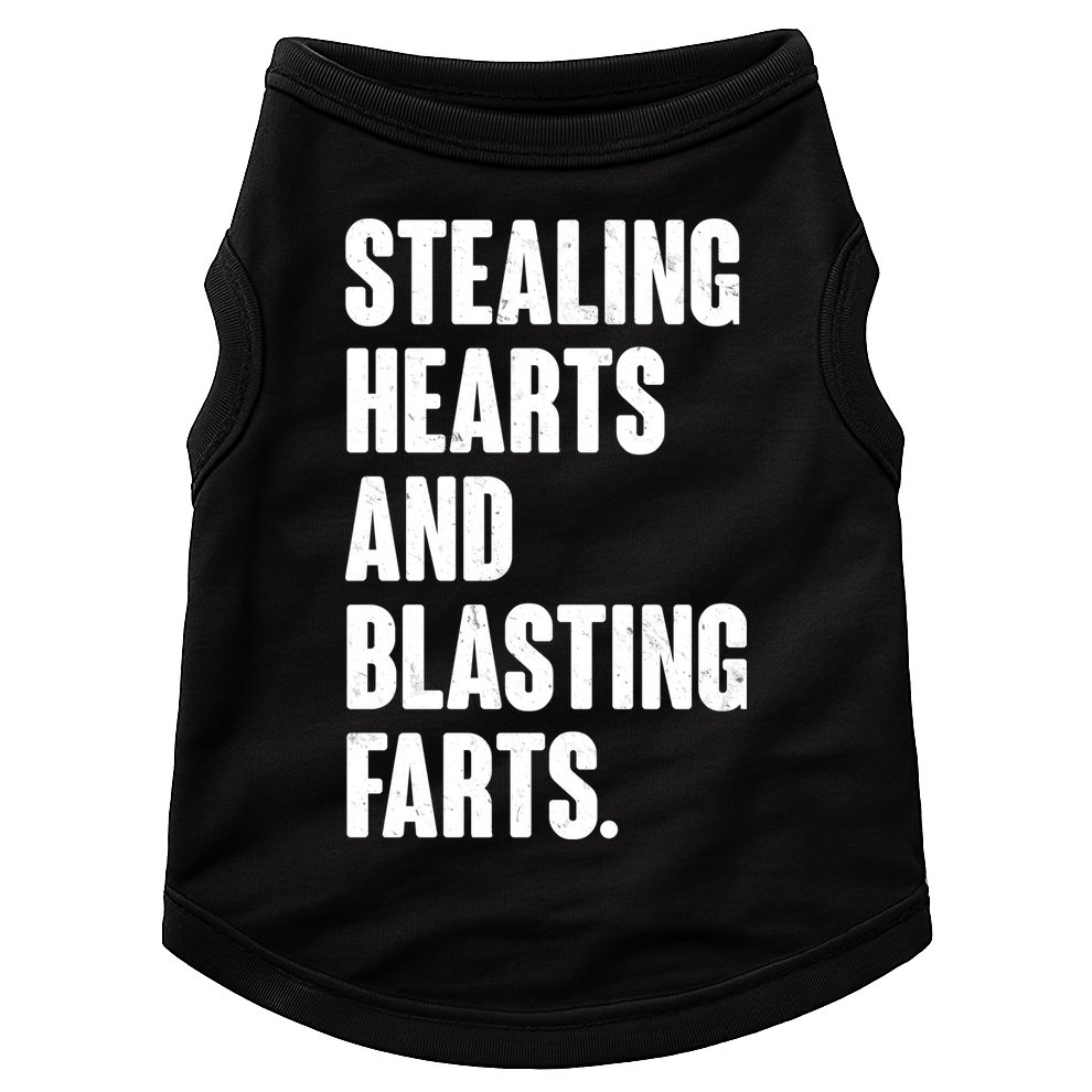 Stealing Hearts And Blasting Farts Doggie Tank