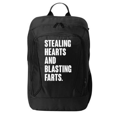 Stealing Hearts And Blasting Farts City Backpack