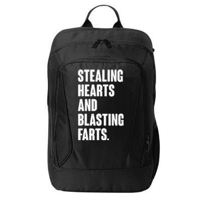 Stealing Hearts And Blasting Farts City Backpack