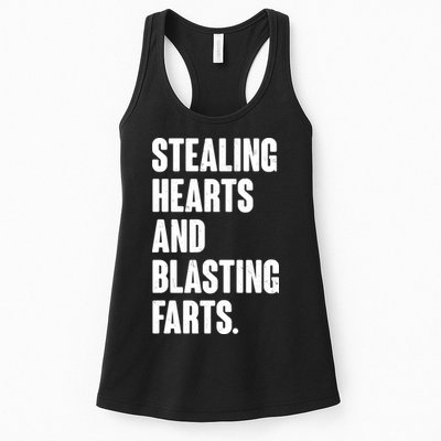 Stealing Hearts And Blasting Farts Womens Tank Top