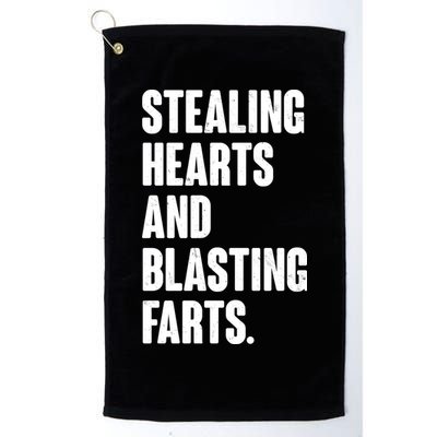 Stealing Hearts And Blasting Farts Golf Towel