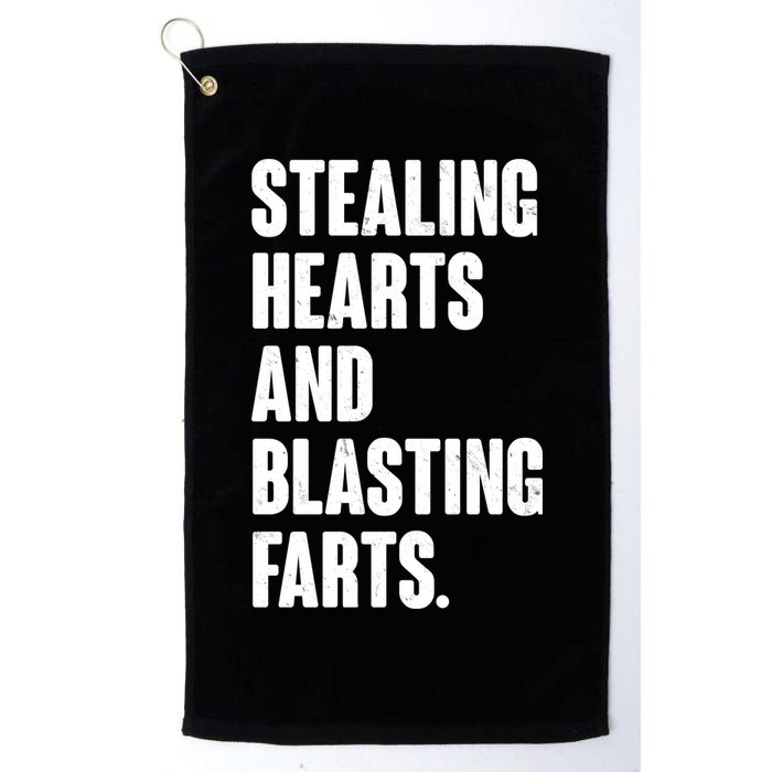 Stealing Hearts And Blasting Farts Golf Towel