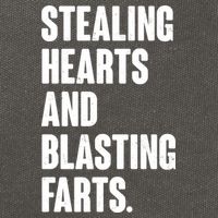 Stealing Hearts And Blasting Farts Cotton Canvas Backpack